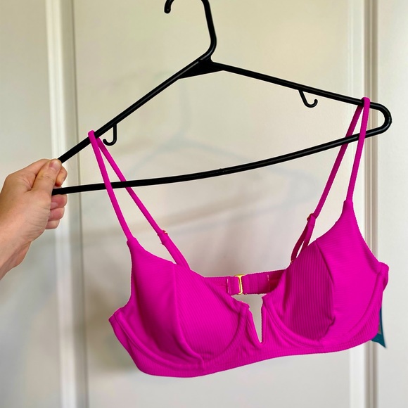 Ambrielle Full Swim Suit | NWT | Top: M Bottom: M | Pink | Latch in back - Picture 1 of 6
